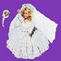 HERE COMES THE BRIDE DOLL ~ Downloadable Vintage 1951 Crochet Pattern ~ Text-to-Speech Enabled. Available for Download to Kindle DX, Kindle for PC, Mac, ... bride gift, shower gift, bridal shower)
