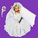 HERE COMES THE BRIDE DOLL ~ Downloadable Vintage 1951 Crochet Pattern ~ Text-to-Speech Enabled. Available for Download to Kindle DX, Kindle for PC, Mac, ... bride gift, shower gift, bridal shower)