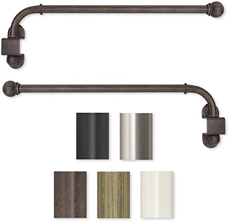 Metro Shop Swing Arm 24 to 38-inch Adjustable Curtain Rod