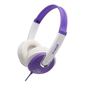 Groov-e GV590VW Kids DJ Style Headphone - Violet/White