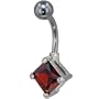 Belly Navel Ring Deep Amber Princess Cz Rhinestone Beaded Bangle Bracelets Belly Navel Ring Body Jewelry