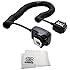 TTL Off Camera Shoe Cord for Canon SL1 T5 T3 T6s T6i T5i T4i T3i T2i T1i Xsi XS EOS M 60D 70D 7D 6D 5D Mark II 5D Mark III DSLR Cameras Which Have Any Of These (600EX RT, 600EX, 580EX I & II, 430EX I & II, 320EX, 270EX, 220EX) Canon Speedlite Flashes