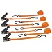 All Products : 4 Piece 1" x 15 Ft. Ratcheting Tie Down Set