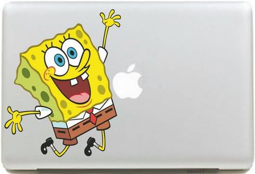WOOTOP-Color SpongeBob Vinyl Decal for 15inch Macbook / Laptop Decal Skin Sticker