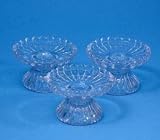 Wedding Candle - Holders : Glass Unity/Taper Candle Holders - Set of 3