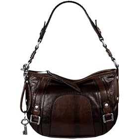 Fossil Handbag - Julianne Top Zip (Color: Brown)