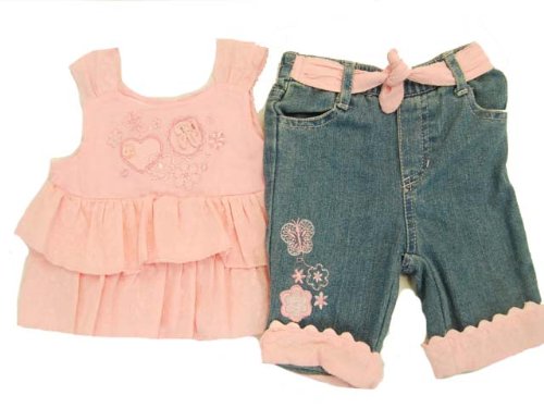 Baby Headquarters 2 Piece Outfit – Shorts and Sleeveless Shirt Assort 3/6 Months