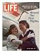 American Pan Am Stewardess Sicari Embracing Russian Aeroflot Stewardess Arutyunova, July 25, 1968 Photographic Poster Print by Arthur Schatz, 11x14