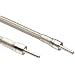 Iwatani PTFE Super MiniFlex Hose Braided with Stainless Steel 304, Male Pipe Fittings, 1/8ID, 12" L, 1.97" Bend Radius