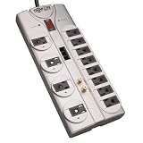 Tripp Lite TLP1208TELTV Surge Protector 12 Outlet 120V RJ11 Coax 8ft Cord 2880 Joule