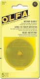 OLFA 9458 RB60-5 60mm Rotary Blade, 5 Pack