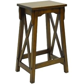 Carolina Cottage 30-Inch Chestnut Newport Bar Stool by Carolina Cottage