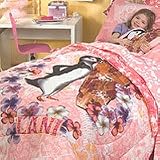 Surfing Penguin - Surfs Up- GIRLS BEDDING SET - Twin/Single Size