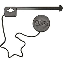 Sima CapKeeper 1, Lens Cap Leash with String, Pack of 3, Model CK-1.