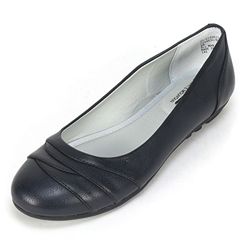 White Mountain Bernice Women Round Toe Synthetic Ballet Flats