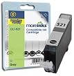 Moreinks Compatible Grey Printer Ink Cartridge to replace Canon CLI-521GY
