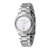 Fossil Women's AM4137 Stainless Steel Bracelet Silver Analog Dial Watch
