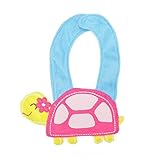 GOGO Unisex Holiday Teething Bib, One Size, Party Bib, Snap Closure, One Pcs-turtle