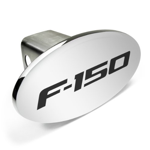 Ford F 150 Chrome Metal Trailer Tow Hitch Cover with Locking Bolt