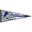 Detroit Lions - Helmet 12"X30" Pennant, NFL Pro Football
