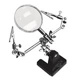 Helping Hand Magnifier with 2 Lens for Soldering, Electronics