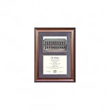 Washington Huskies Suede Mat Diploma Frame with Lithograph