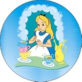 Alice in Wonderland With Tea Button B-DIS-0160