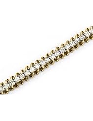 14K Yellow Gold Diamond Bracelet
