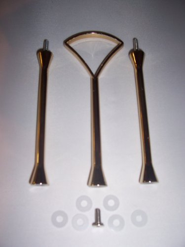 Elegance 3 Tier Cake Stand Fitting Handle Holder Gold