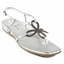 Aerosoles Women's Soul Mate Thong,Silver,7.5 M