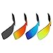 4 Pair Replacement Polarized Lenses for Oakley Batwolf Sunglasses Pack P29