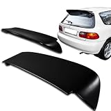 1992 - 1995 Honda Civic Hatchback Black Rear Roof Spoiler by RS Type