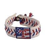 Texas Rangers Stars and Stripes Baseball Bracelet
