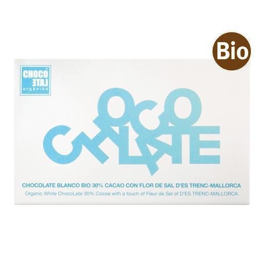 Chocolate Orgániko Weiße Schokolade 30%, Bio, mit Fleur de Sel