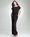 Back Inset & Keyhole Jumpsuit - BLACK (M)