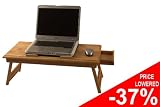 Laptop Table - Breakfast Tray Vistable DUO + Drawer ! FREE NAME ENGRAVEMENT !