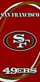 SAN FRANCISCO 49ERS BEACH TOWEL
