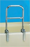 ` Dual Level Bathtub Rail Adjustable clamp width: 3 1/2 - 6