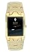 Accurist MB585B Gents Gold tone black dial bracelet watch