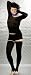 Complete Dancewear Outfit by KD dance, Stretch Knit Ballet Top, Shorts & Classic Knit Thigh Hi Leg Warmers - Made In New York