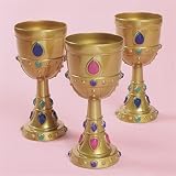 Plastic Molded Crown Goblet
