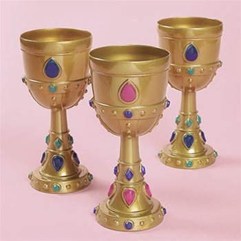 Molded crown goblet
