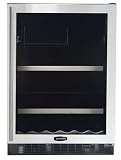 Marvel 6BARM Dual Zone 14 Bottle Wine and Beverage Cooler With Commercial Quality Condenser