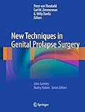 New techniques in genital prolapse surgery