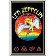 Led Zeppelin Swan Song Blacklight Reactive Poster