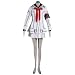 Vampire Knight Night Cross Academy Female Uniform Cosplay Costume in White S Size