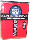 Max Protection Trading Game Card Sleeves Red 50 Count
