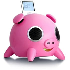 Amethyst iPig iPod Speaker Dock - Pink