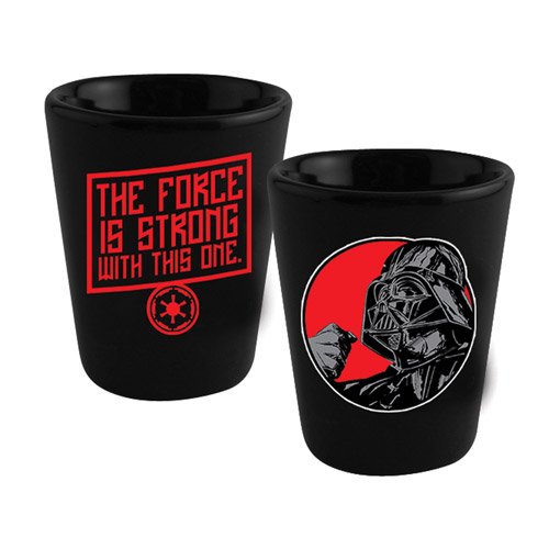 "The Force Is Strong With This One" -- Darth Vader -- Star Wars Shot Glass