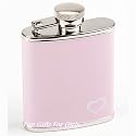 LADIES 2.5oz PINK HIP FLASK